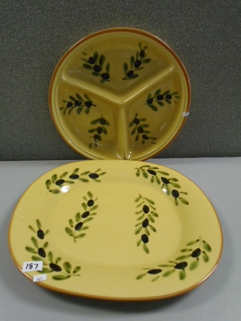 lot 187 image: Platter and Serving Dish