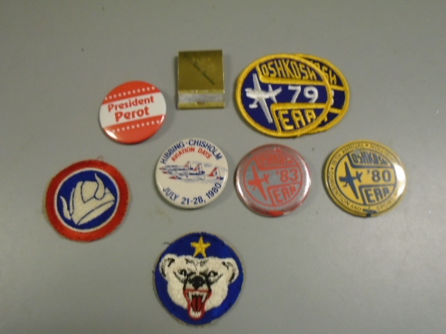lot 198 image: Vintage Aviation Patches, Pins and MORE