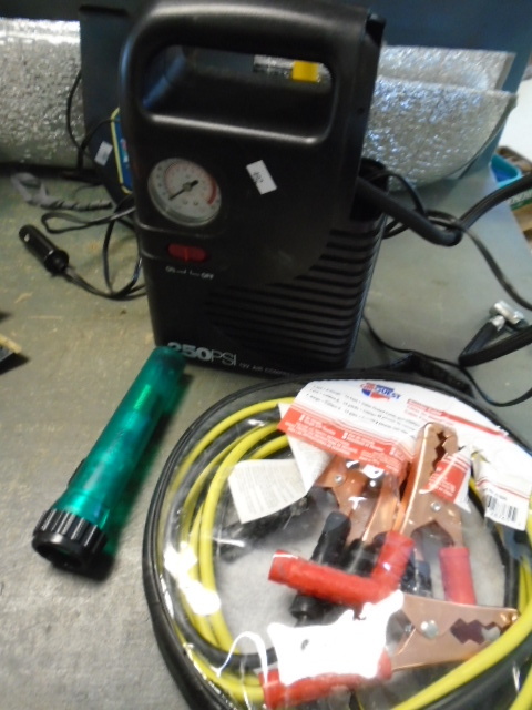 lot 227 image: Emergency and Winter Car Accessories, Vintage First Aid Kit and MORE