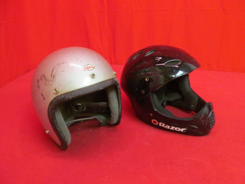 lot 67 image: 2 motorcycle helmets