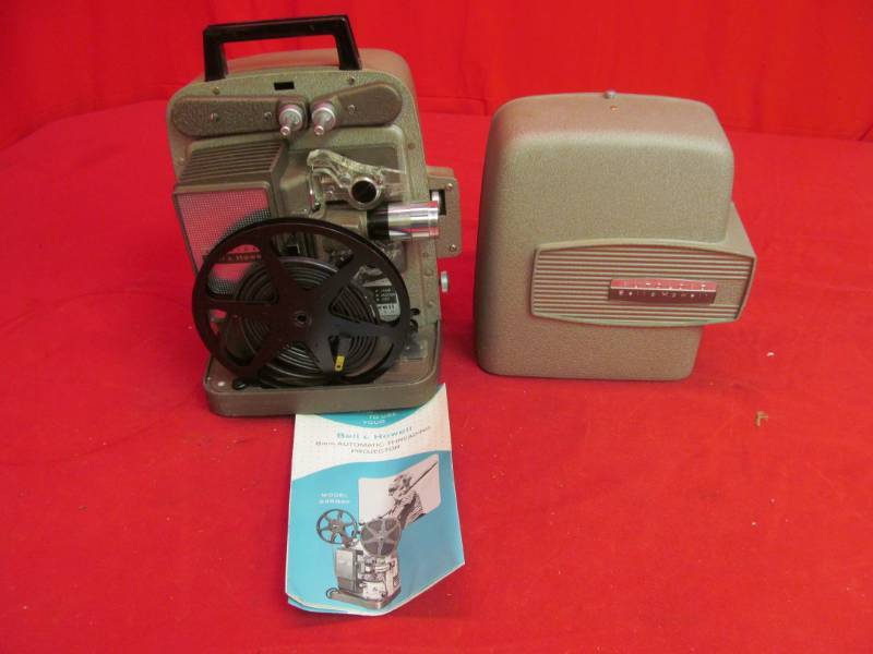 lot 132 image: Bell & Howell 8 mm Automatic Threading machine