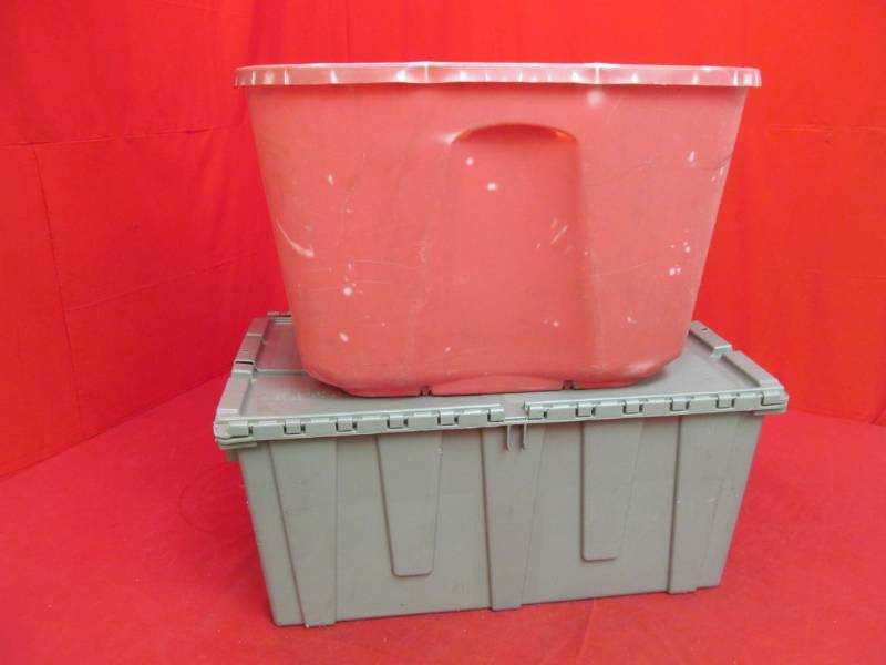 lot 170 image: 2 totes (one with no lid)