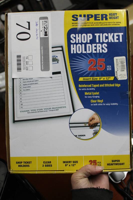 lot 70 image: Super Heavy Weight Shop Ticket Holders