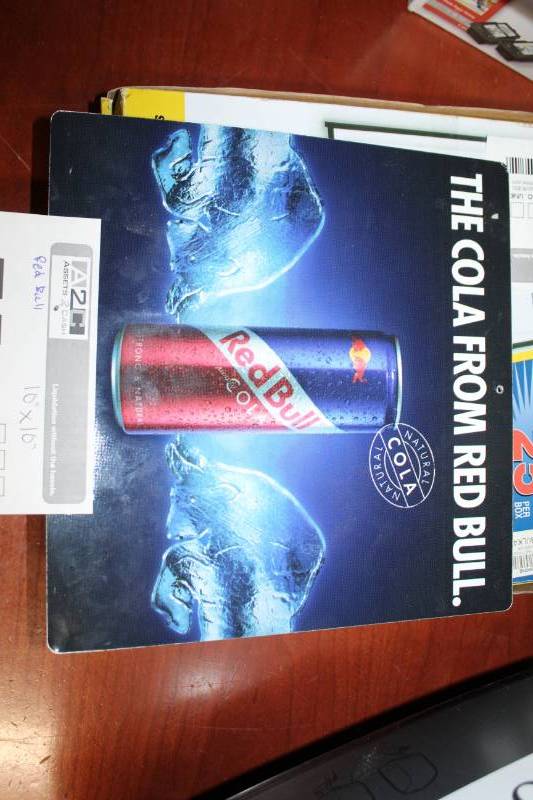 lot 75 image: Red Bull Poster
