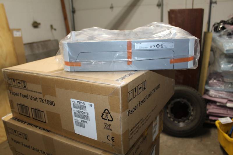 lot 44 image: Lot of (3) Ricoh Paper Feed Units