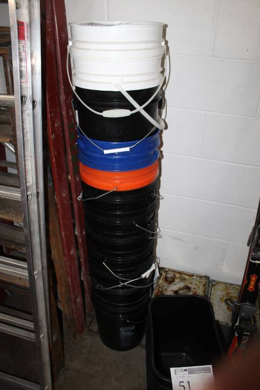 lot 50 image: Plastic Buckets