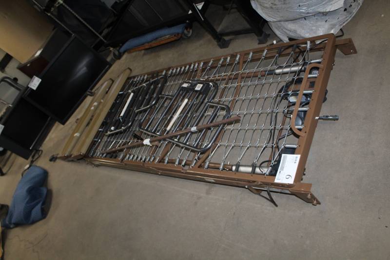 lot 9 image: Drive Medical Hospital Style Bed w Invacare Model Electronic Controls and Siderails