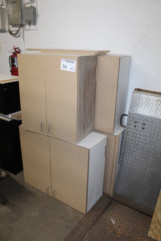 lot 36 image: Lot of (4) Cabinets