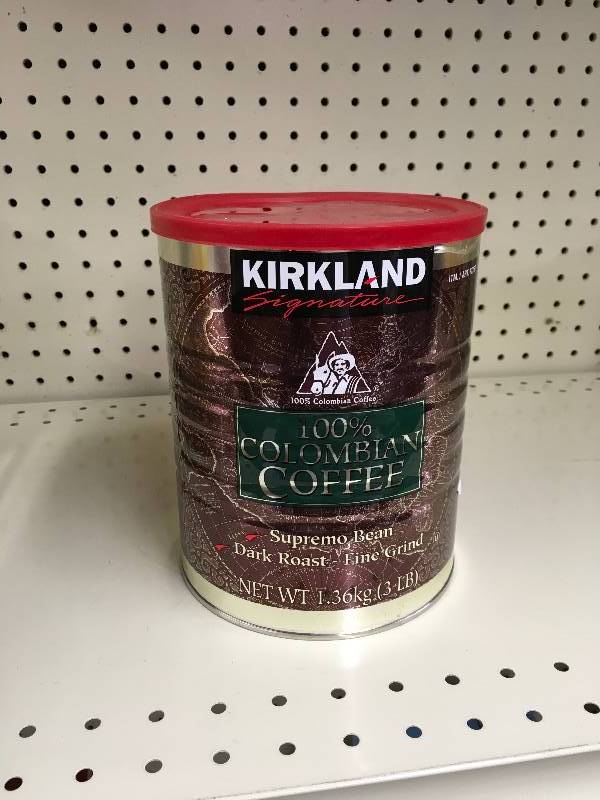 lot 13 image: Kirkland Signature Dark Roast Colombian Coffee