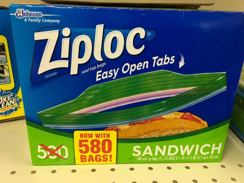 lot 45 image: Ziploc Sandwich Bags