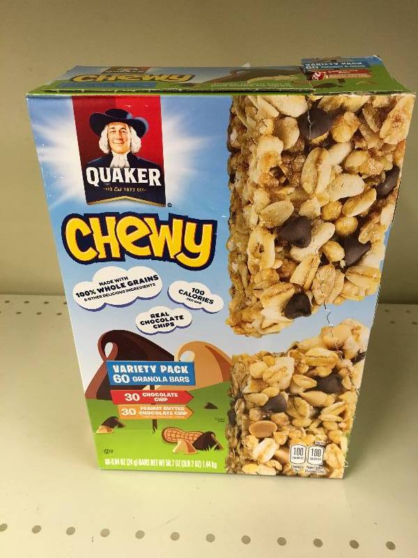 lot 53 image: Quaker Chewy Granola Bars