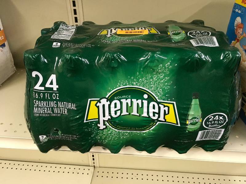 lot 57 image: Perrier Sparkling Natural Mineral Water
