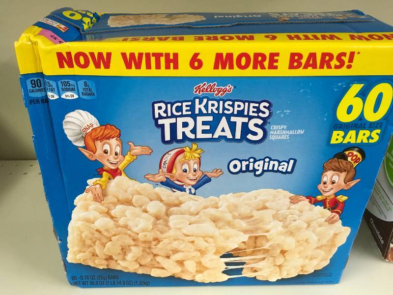 lot 59 image: Rice Krispies 60 Bars
