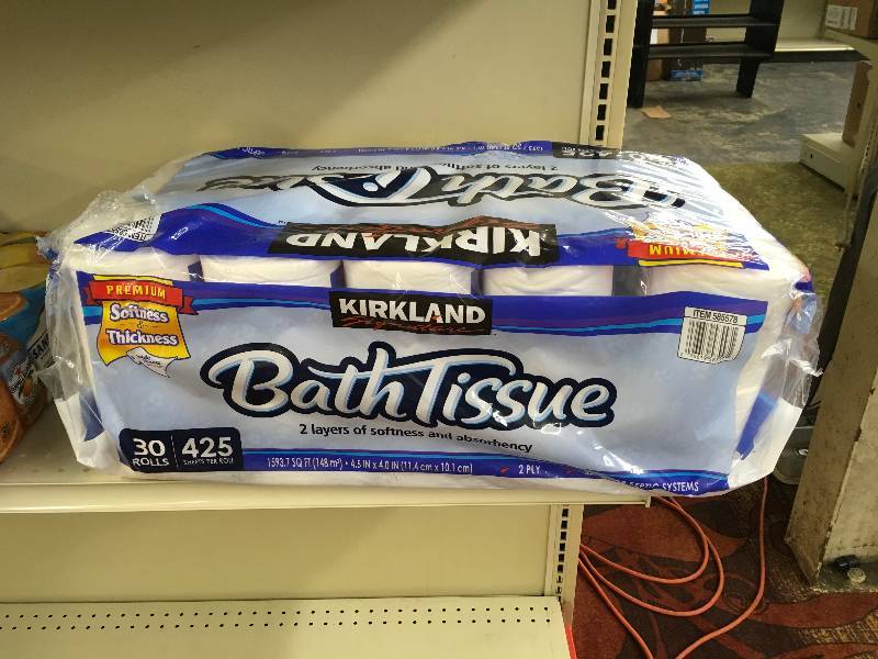 lot 61 image: Kirkland Signature Toilet Paper 30 Rolls
