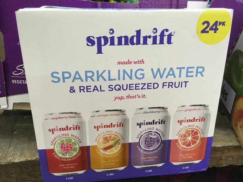 lot 63 image: Spindrift Sparkling Fruit Water