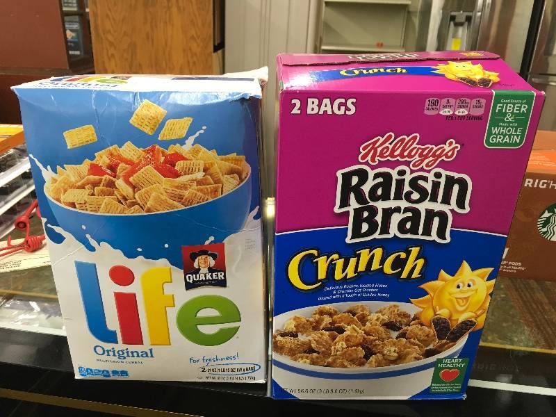 lot 72 image: Raisin Bran & Life Cereal