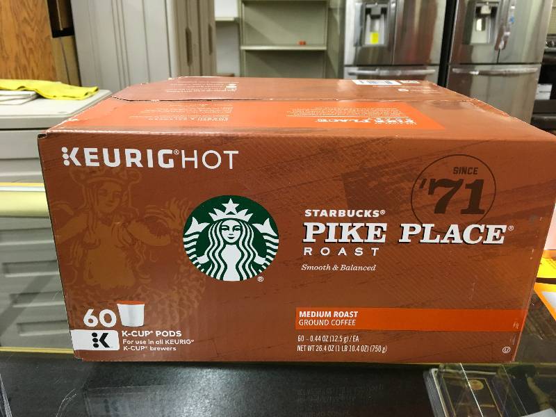 lot 73 image: Keurig Hot Starbucks Pike Place Medium Roast Coffee
