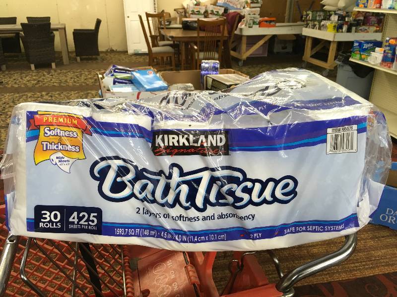 lot 74 image: Kirkland Signature Toilet Paper 30 Rolls