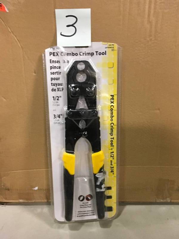 lot 3 image: Apollo Combo Crimp Tool 12 in 34 in. 69PTKH0014C not used