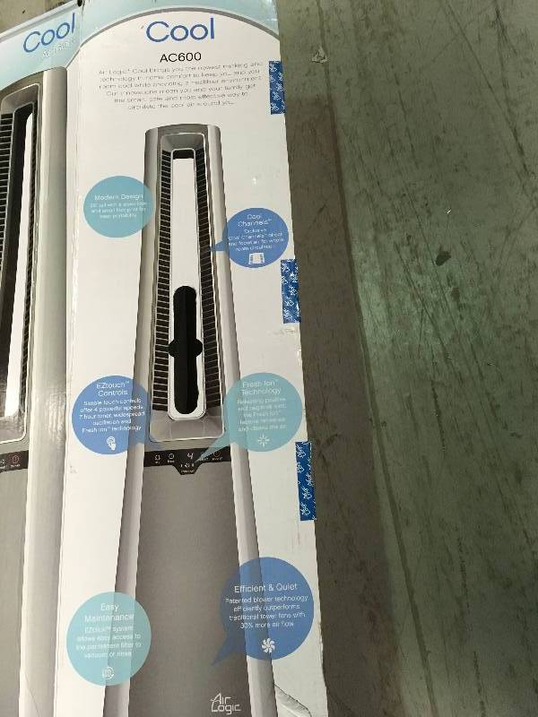 lot 65 image: LASKO 36 in. Bladeless Tower Fan in good conditions