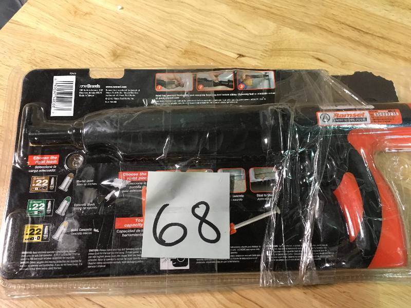 lot 68 image: RAMSET MasterShot 0.22 Caliber Powder Actuated Tool in good conditions