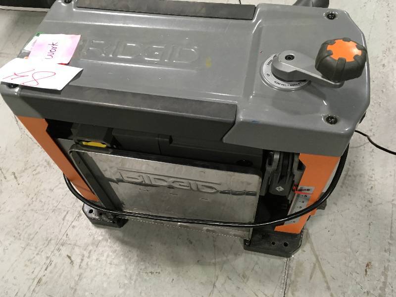 lot 84 image: RIDGID RIDGID 13 in. Thickness Corded Planer  used in working conditions
