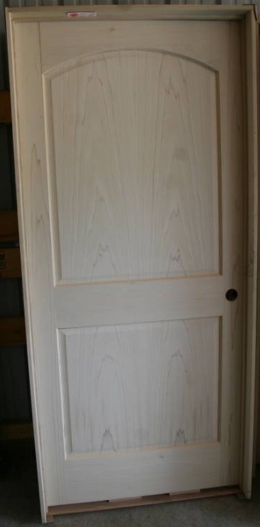 lot 32 image: Prehung Poplar Interior Door