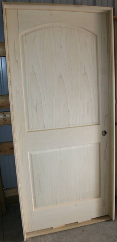 lot 33 image: Prehung Poplar Interior Door
