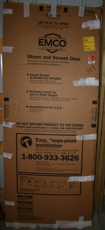 lot 37 image: Storm and Screen Door
