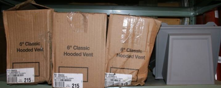 lot 52 image: 6 Hooded Vents