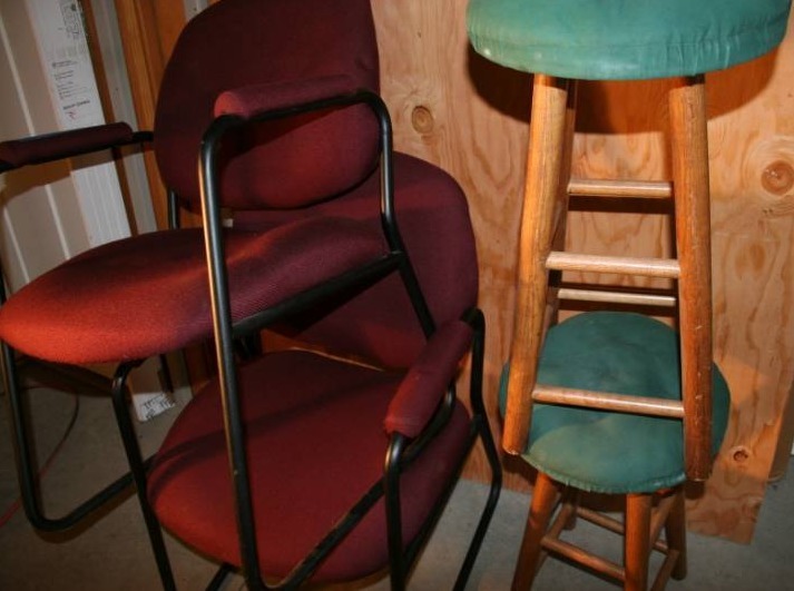 lot 94 image: Chairs and Stools