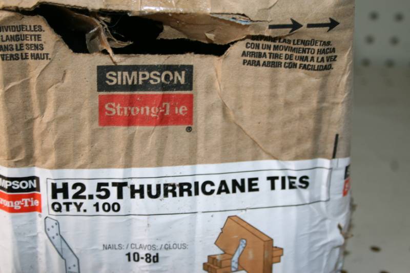 lot 125 image: Hurricane Ties