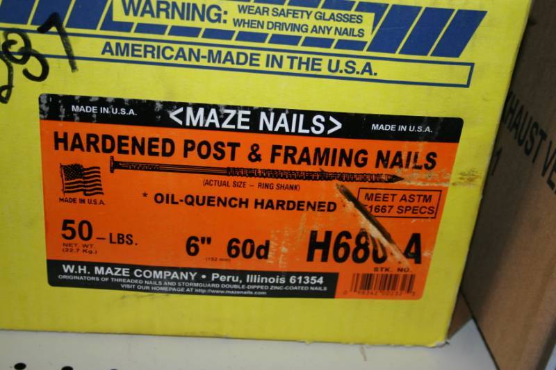 lot 133 image: Hardened Post Nails