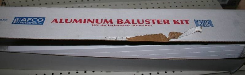lot 160 image: Aluminum Baluster Kit