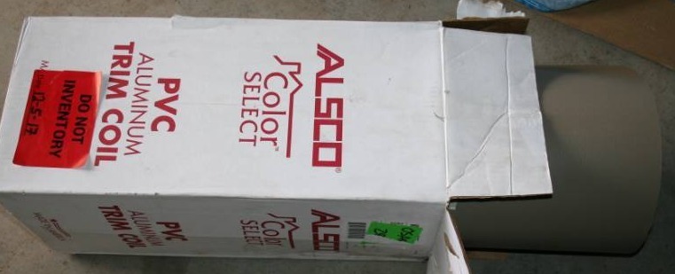 lot 567 image: PVC Aluminum Trim Coil