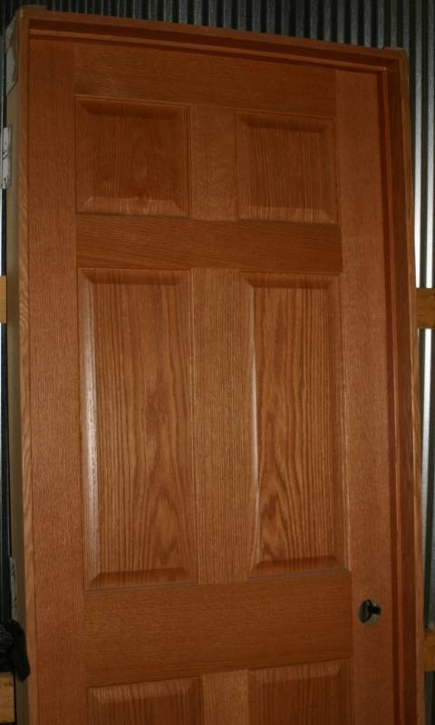 lot 506 image: Interior Wood Door with Frame