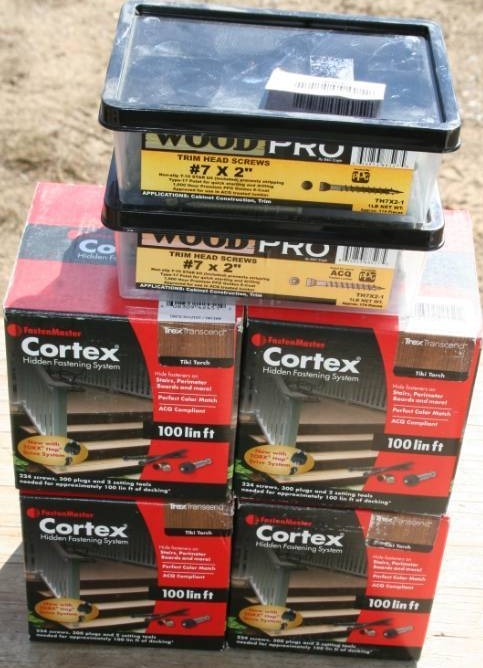 lot 651 image: Screws and Cortex Hidden Fastening  System
