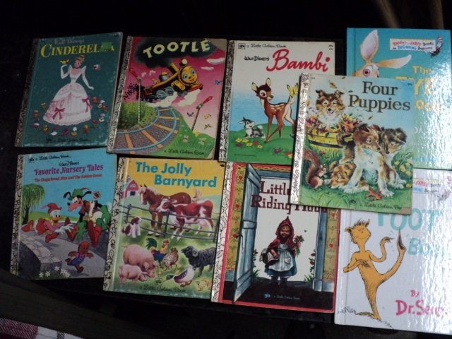 Little Golden Books and Dr. Seuss...
