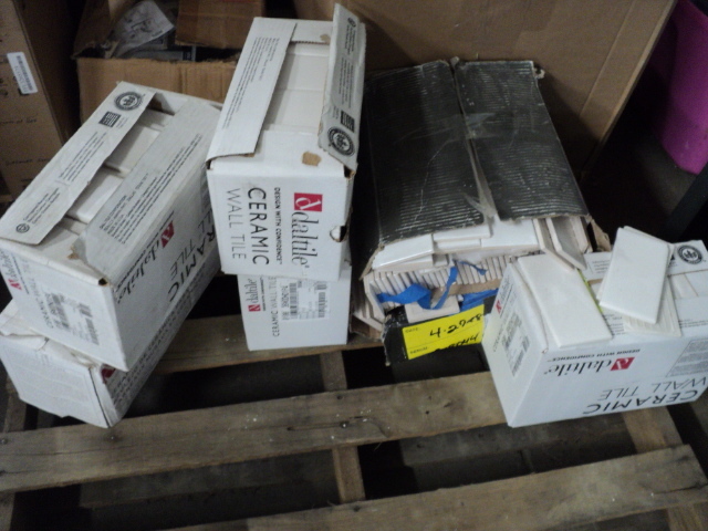 10 boxes of tile...