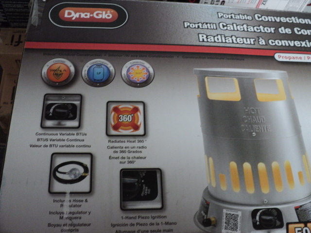Dyna-Glo portable convection heater...