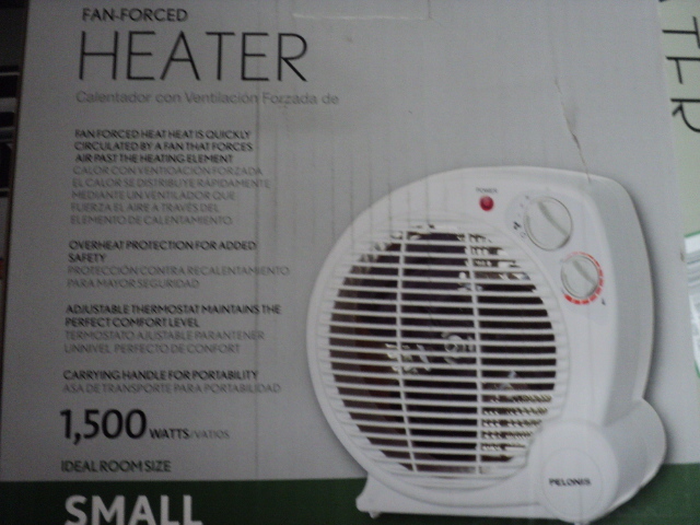 Pelonis fan forced small heater...