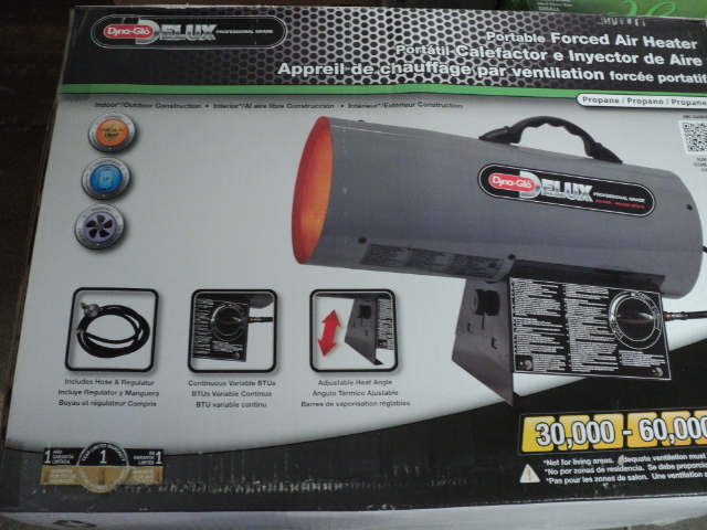 Dyna-Glo Delux portable forced air ...