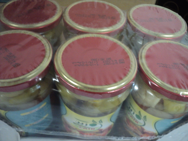 6 jars of Zain mixed pickles in bri...