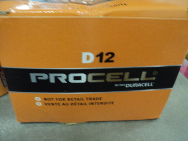 37 Procell size D batteries...
