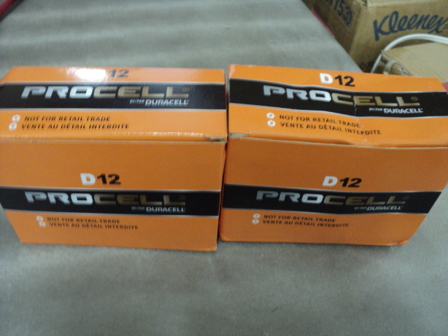 24 Procell size D batteries...