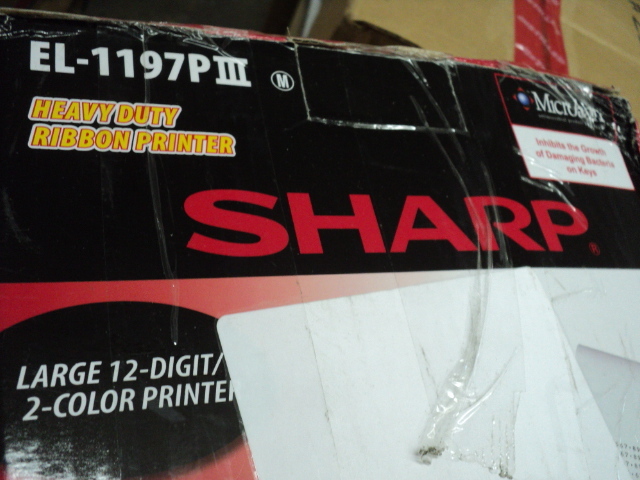 Sharp electronic printing calculato...