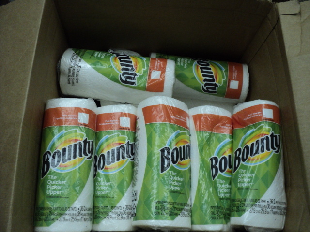 27 single wrapped rolls of Bounty 2...