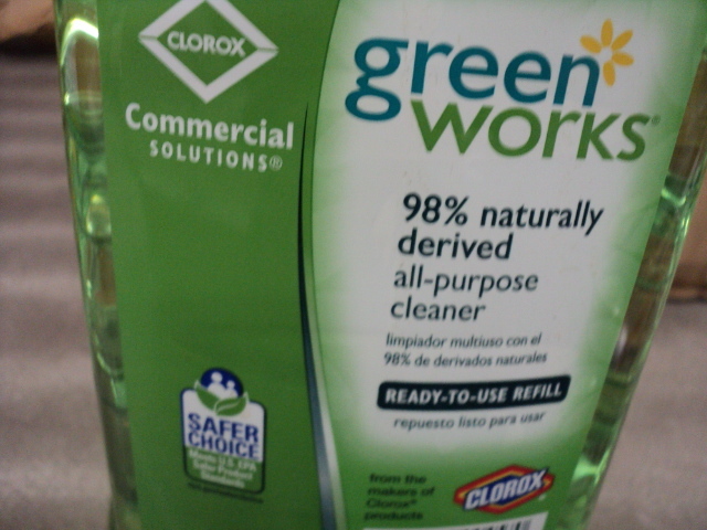 4 2 quart bottles of Green Works al...