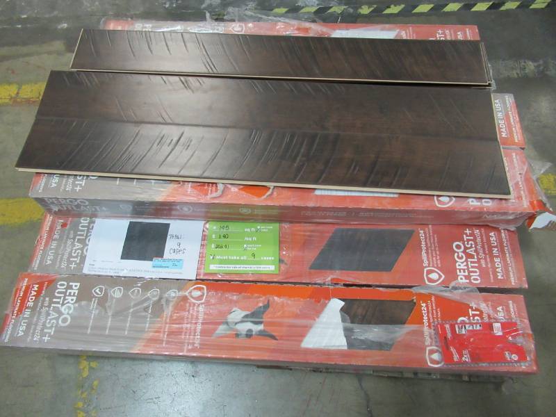 lot 18 image: Pergo 9 Cases Outlast Molasses Maple 10 mm Thick x 6-18 in. Wide x 47-14 in. Length Laminate Flooring (16.12 sq. ft.  case)