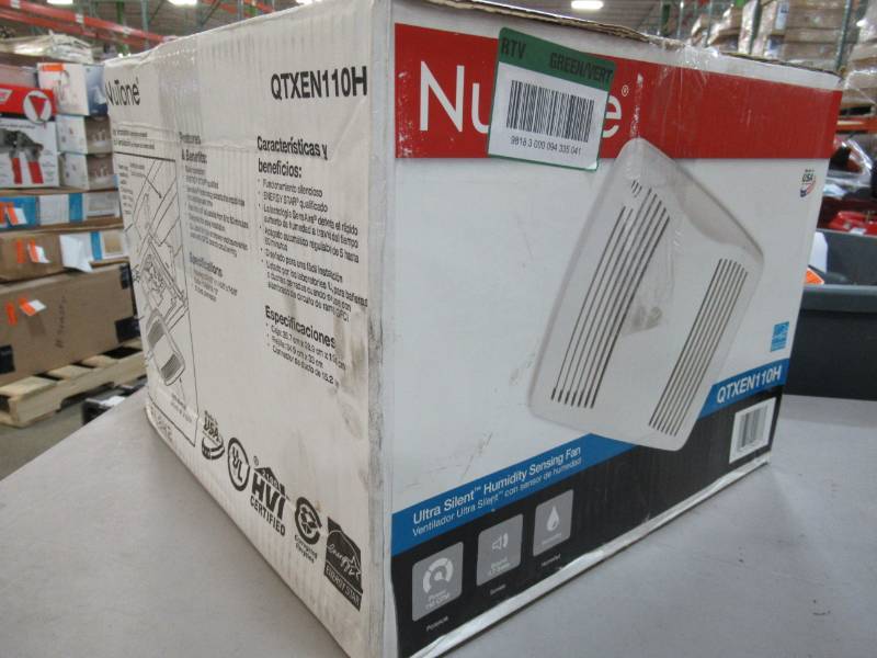 lot 122 image: Nutone QTXEN Series Very Quiet 110 CFM Ceiling Humidity Sensing Bathroom Exhaust Fan, ENERGY STAR Qualified